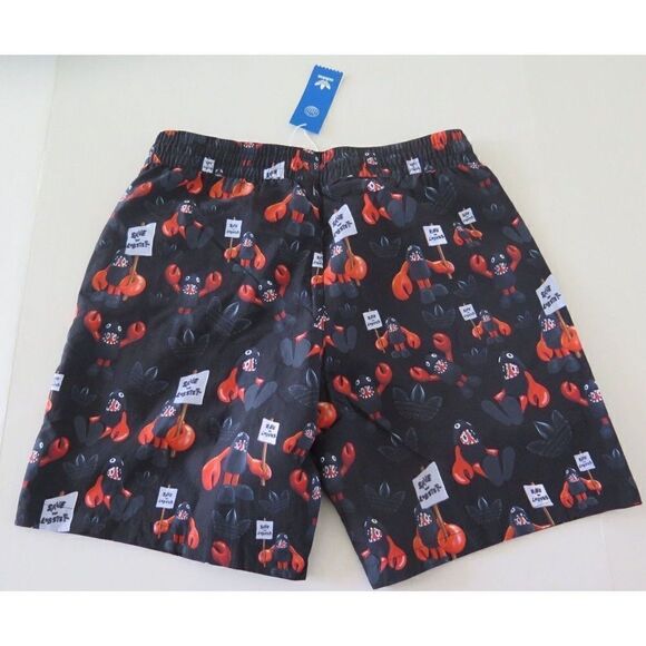 adidas HA4697 Men's Sz M Philip Colbert x Superstar "Save The Lobster" Shorts - Picture 2 of 7